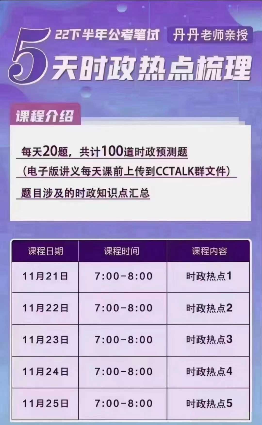 2023丹丹时政热点梳理（2022.11.21开课）-公考资源站