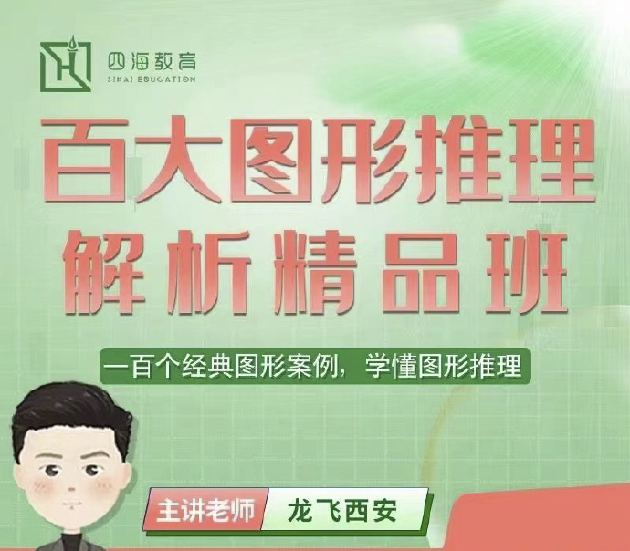 2024龙飞百大图形推理解析精品班-公考资源站