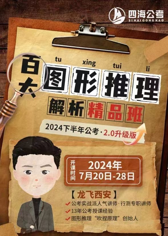 2025龙飞百大图形推理解析精品班-公考资源站