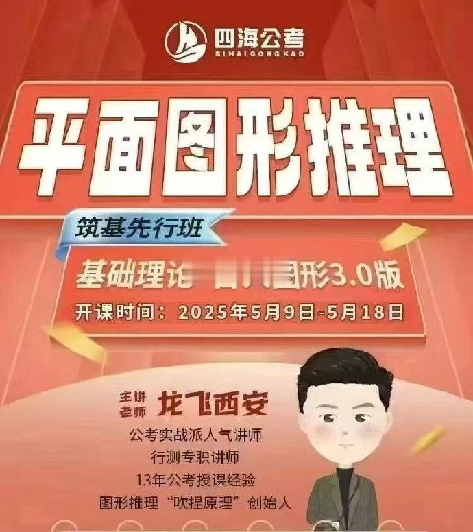 2026龙飞平面图形推理筑基先行班-公考资源站